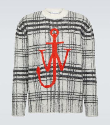 JW Anderson Logo checked sweater