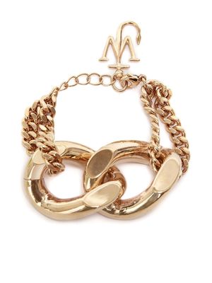 JW Anderson logo-detail chain-link bracelet - Gold