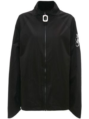 JW Anderson logo-print high-neck jacket - Black