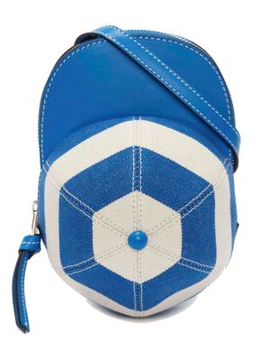 JW Anderson medium Cap leather crossbody bag - Blue