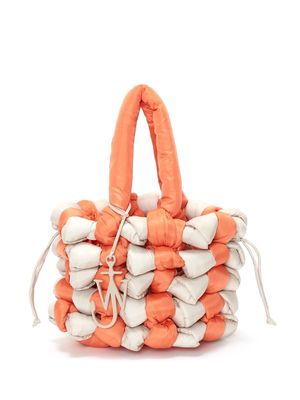 JW Anderson medium knotted bucket bag - Orange