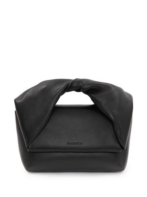 JW Anderson medium Twister leather crossbody bag - Black