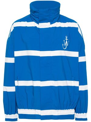 JW Anderson monogram-print jacket - Blue