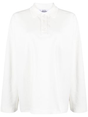 JW Anderson Murray logo-embroidered polo shirt - White