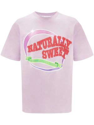 JW Anderson Naturally Sweet cotton T-shirt - Purple