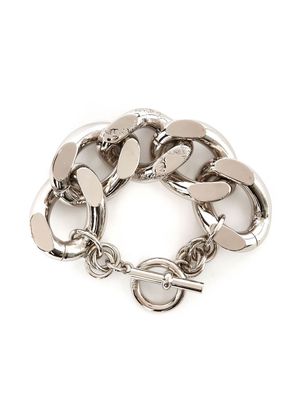 JW Anderson oversized chain-link bracelet - Silver
