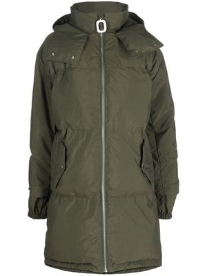 JW Anderson padded hooded coat - Green