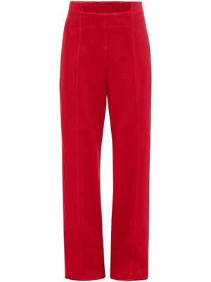 JW Anderson panelled straight-leg trousers - Red