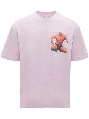 JW Anderson photograph-print cotton T-shirt - Pink