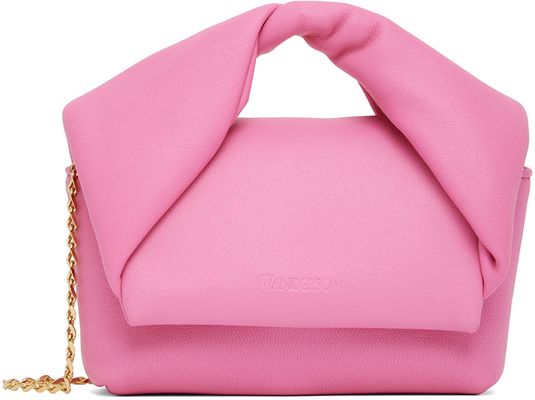 JW Anderson Pink Nano Twister Shoulder Bag