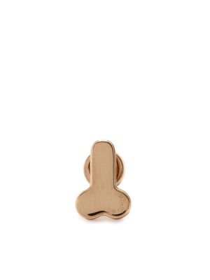 JW Anderson polished-finish single earring - Gold