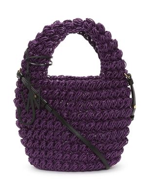 JW Anderson Popcorn Basket crossbody bag - Purple