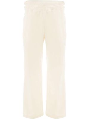 JW Anderson press-stud detail bootcut trousers - White