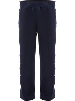 JW Anderson press-stud detailed bootcut trousers - Blue