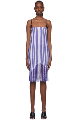 JW Anderson Purple Nylon Mini Dress