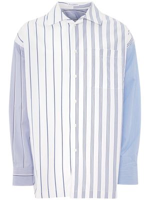 JW Anderson relaxed-cut stripe-print shirt - Blue