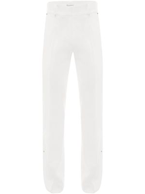 JW Anderson Rivet straight-leg trousers - White