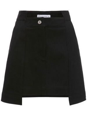 JW Anderson short panelled skirt - Black