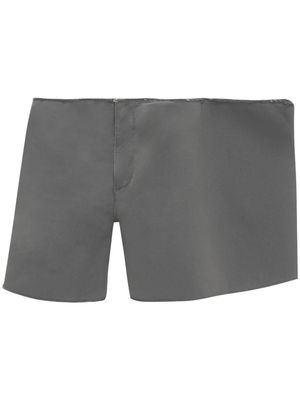 JW Anderson side-panel cotton shorts - Grey