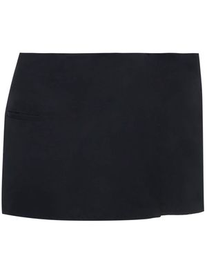 JW Anderson side-panel mid-rise miniskirt - Black