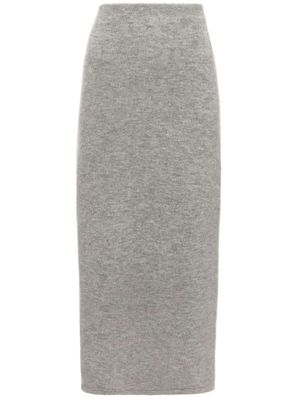 JW Anderson side-slit tube skirt - Grey