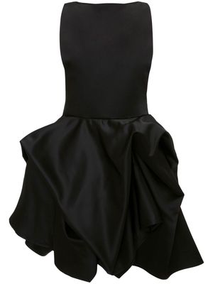 JW Anderson sleeveless draped minidress - Black