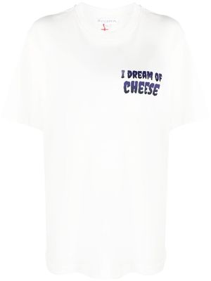 JW Anderson slogan-print organic cotton T-shirt - White