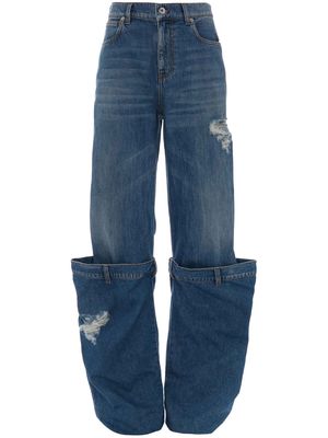 JW Anderson straight-leg Bucket jeans - Blue