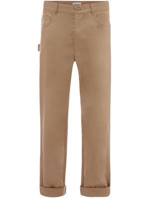 JW Anderson straight-leg chino trousers - Neutrals