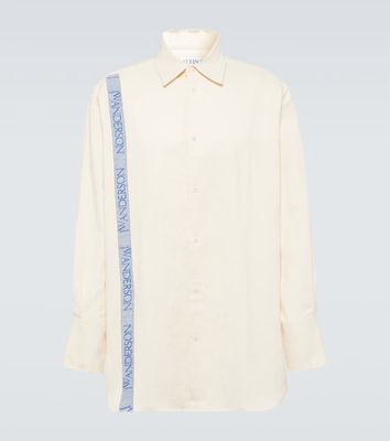 JW Anderson Striped cotton and linen shirt