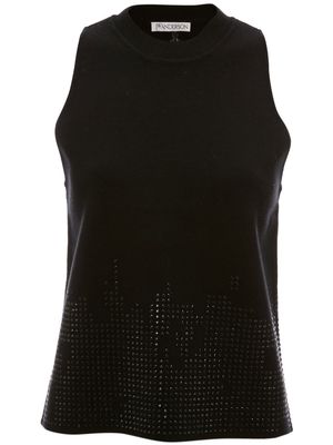 JW Anderson studded knitted tank top - Black