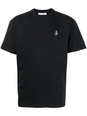 JW Anderson swirl-logo T-shirt - Black