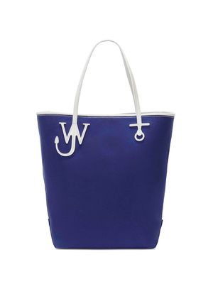 JW Anderson Tall Anchor canvas tote bag - Blue