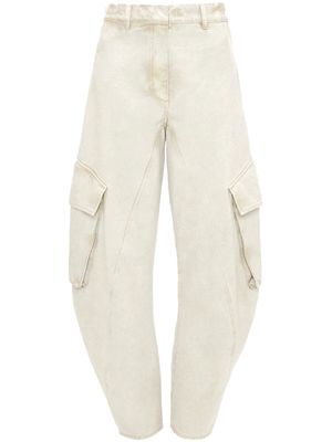 JW Anderson twisted cargo jeans - Neutrals
