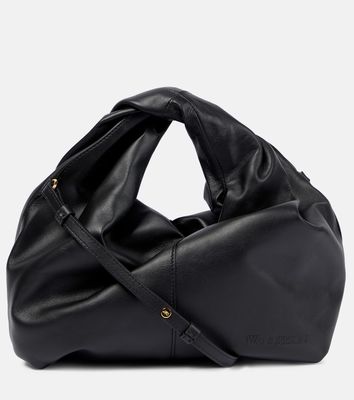 JW Anderson Twister mini leather tote bag