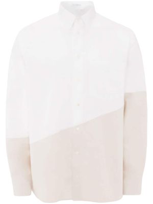 JW Anderson two-tone panel shirt - White