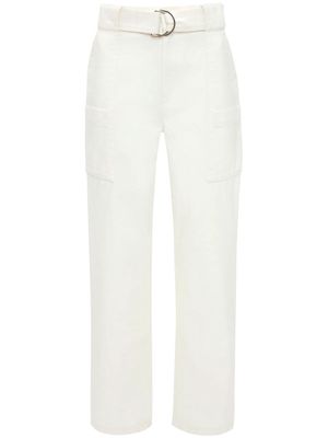 JW Anderson wide-leg cotton cargo trousers - White