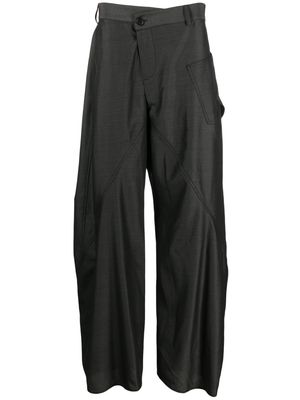 JW Anderson wide-leg straight trousers - Grey