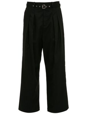 JW Anderson wide-leg tailored trousers - Black