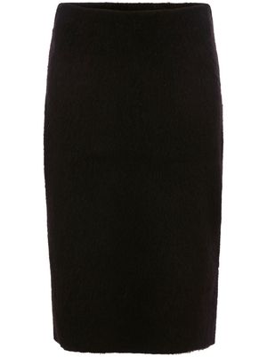 JW Anderson wool-blend midi pencil skirt - Black