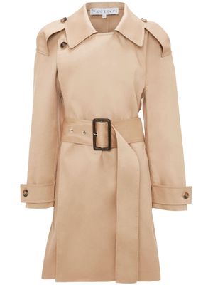 JW Anderson wrap-front trench coat - Neutrals