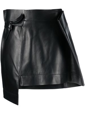 JW Anderson wrap mini skirt - Black