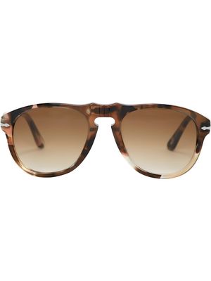 JW Anderson x Persol pilot-frame sunglasses - Brown