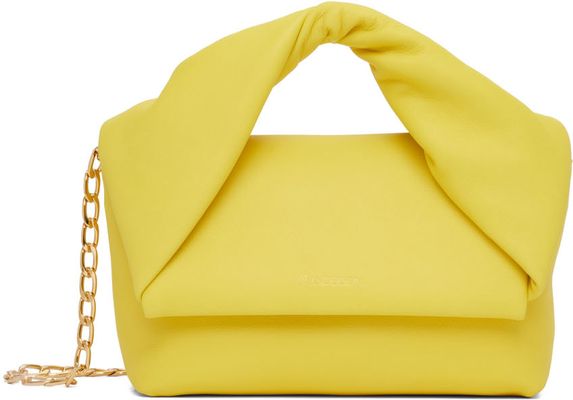 JW Anderson Yellow Midi Twister Shoulder Bag
