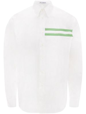 JW Anderson zip-detail long-sleeve shirt - White