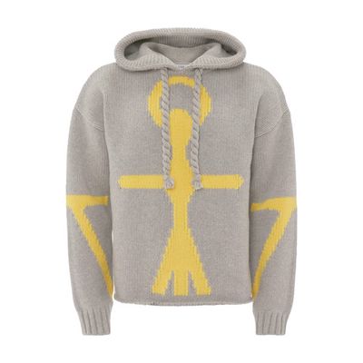 Jwa Anchor Logo Hoodie