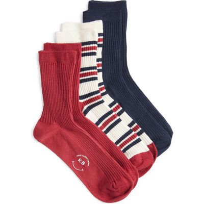 K Bell Socks Clyde Stripe Crew Socks in Assorted 