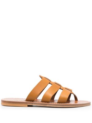 K. Jacques Dolan flat sandals - Brown