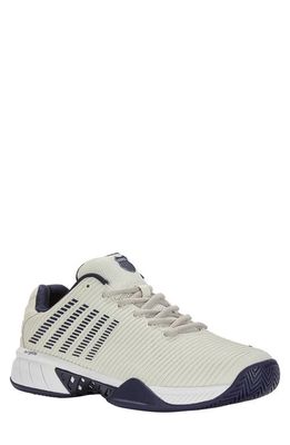 K-Swiss Hypercourt Express 2 2E Tennis Shoe in Gray/White/Peacoat 