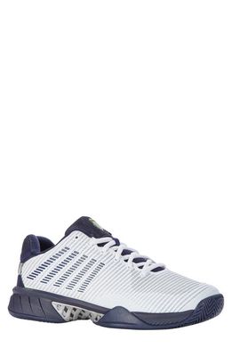 K-Swiss Hypercourt Express 2 Tennis Shoe in White/peacoat/silver